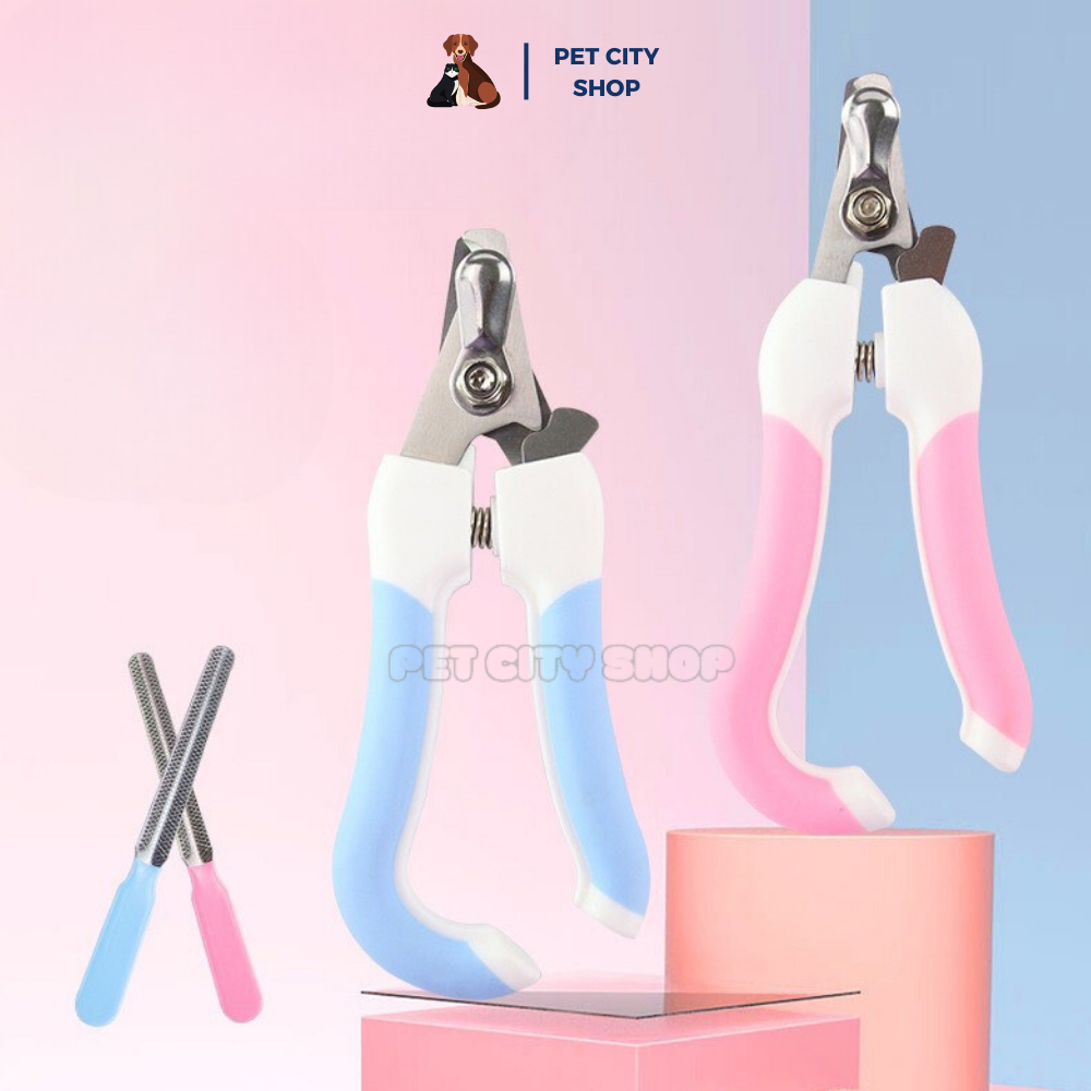 Kìm cắt móng cho mèo, combo kìm cắt dũa móng cho chó mèo chất liệu thép không gỉ | PET CITY SHOP