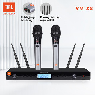 JBL/VM·X8 microphone wireless,micro không dây cao cấp,micro hát karaoke không dây chống hú