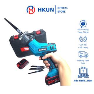 Máy cưa kiếm Makita TẶNG 4 Lưỡi cưa Sử dụng chân pin phổ thông 4cm Dụng cụ hữu ích cho việc cưa ống nhựa tỉa cành