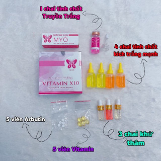 Set kích trắng vitamin x10 myô