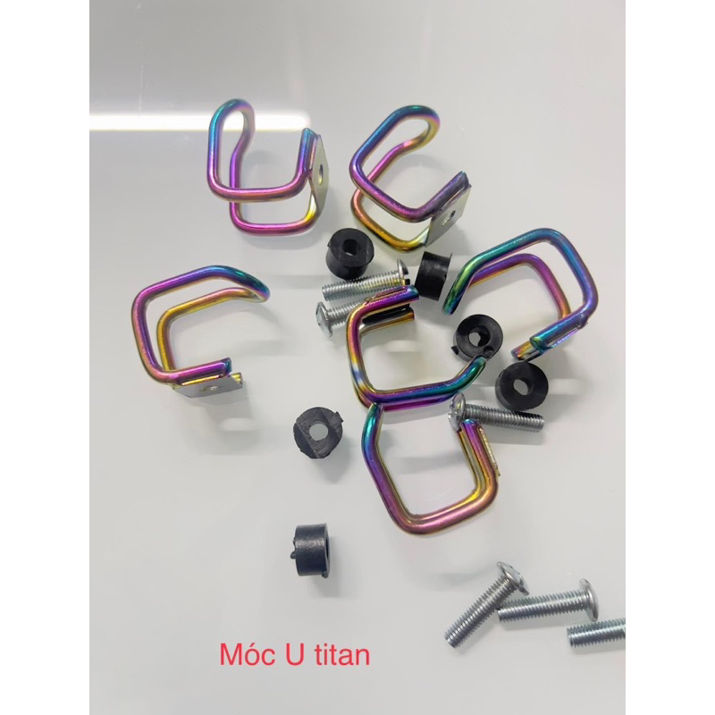 MÓC KHÓA TREO ĐỒ TITAN CHỮ U VÀ INOX CHỮ U