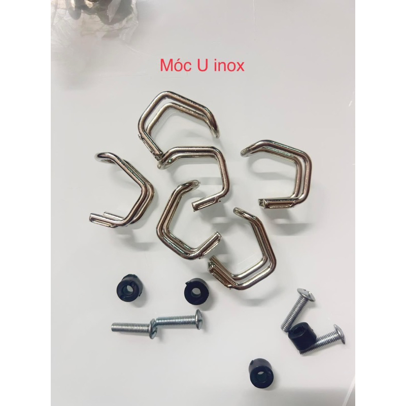 MÓC KHÓA TREO ĐỒ TITAN CHỮ U VÀ INOX CHỮ U