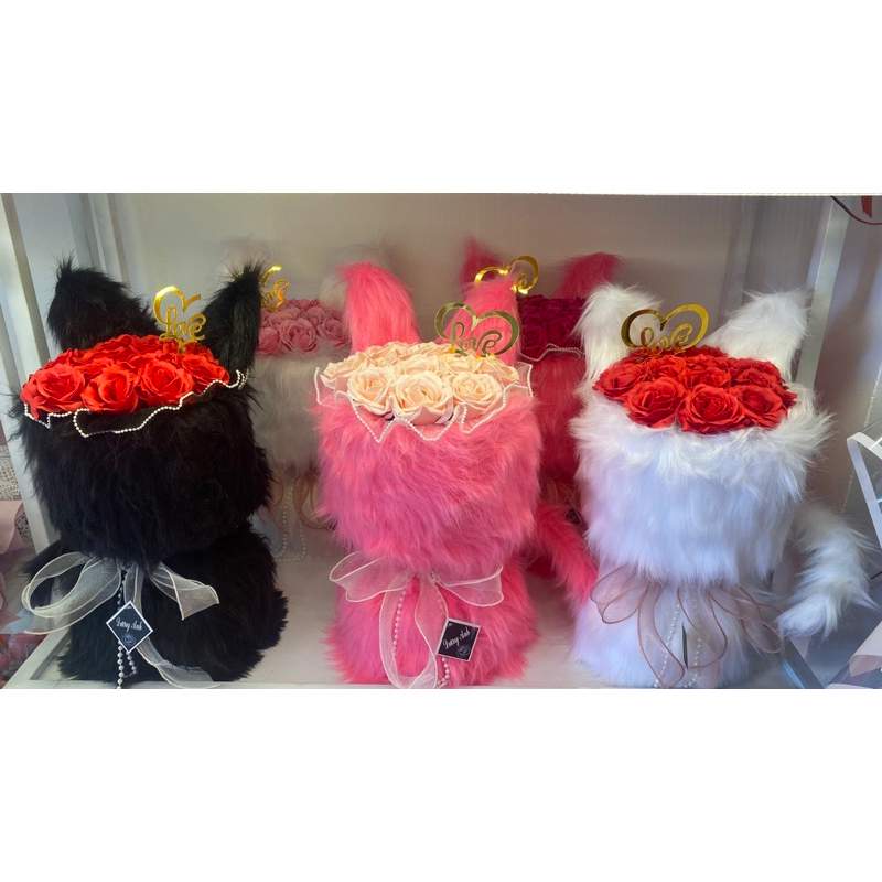 Bó hoa sáp hồ ly