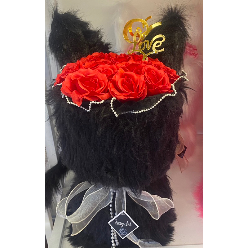 Bó hoa sáp hồ ly