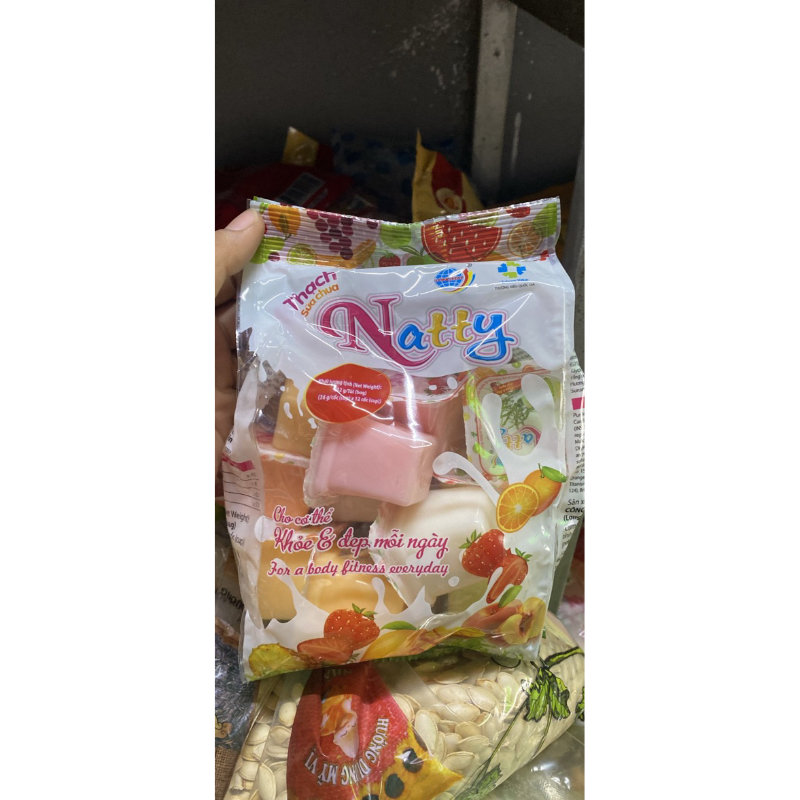 Thạch Natty sữa chua Long Hải 432gr