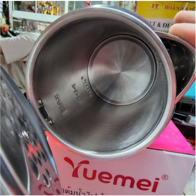 Ấm siêu tốc, Bình đun siêu tốc hàng Thái Lan cao cấp YEUMEI có 2 loại 1.8L và 2.5L