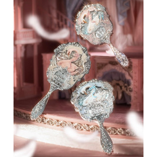 SẴN Hồng Gương cầm tay bộ sưu tập thiên nga ballet Flower Knows Swan Ballet Flowerknows Hand Mirror siêu xinh xắn sang