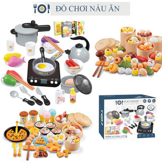 Bộ nấu ăn cho bé đồ chơi nấu ăn nhà bếp nhiều chi tiết màu sắc đẹp chân thật giúp phát triển kỹ năng cơ bản