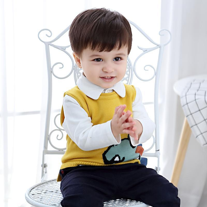 Áo len gile trẻ em từ 6 tháng đến 6 tuổi