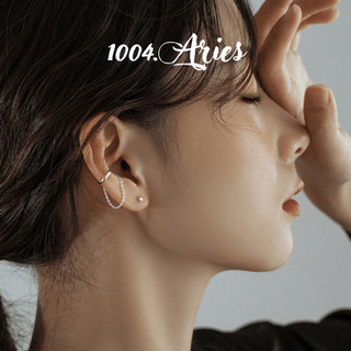 Khuyên tai kẹp nữ 2 kiểu basic - 1004.ARIES
