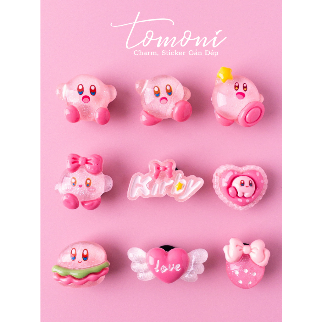 Sticker Cute Dép, Hình Charm DIY Trang Trí Hoạt Hình Xinh Xắn