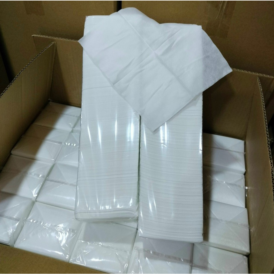 Khăn khô đa năng 1 bịch to 500 gram có khoảng 185-190 tờ kích thước 19x22cm
