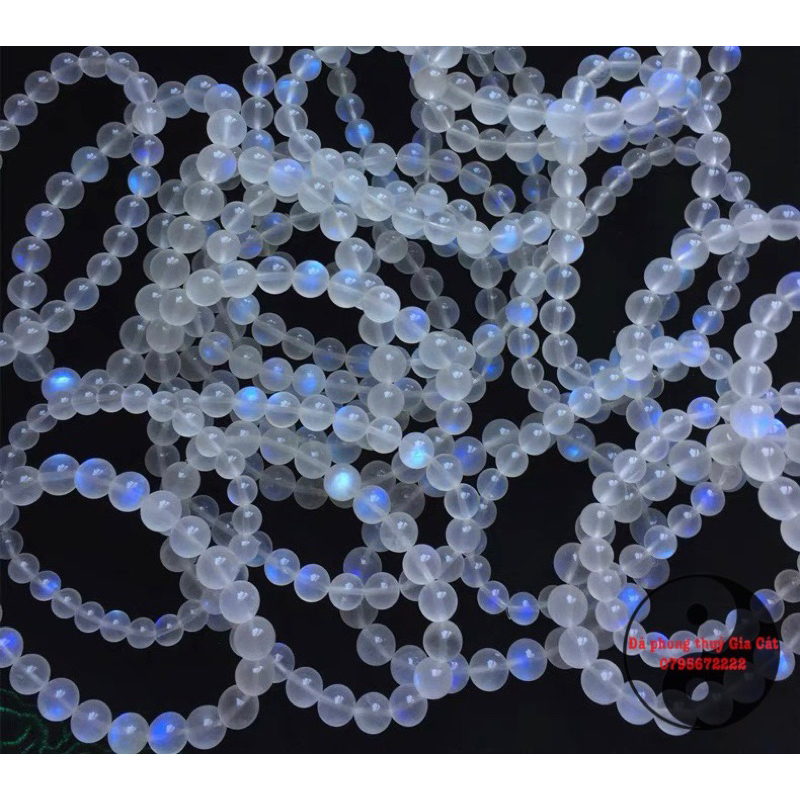 Vòng tay đá mặt trăng siêu vip kiểm định siêu ánh trong