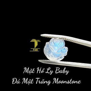 Mặt Hồ Ly Baby Moonstone tự nhiên