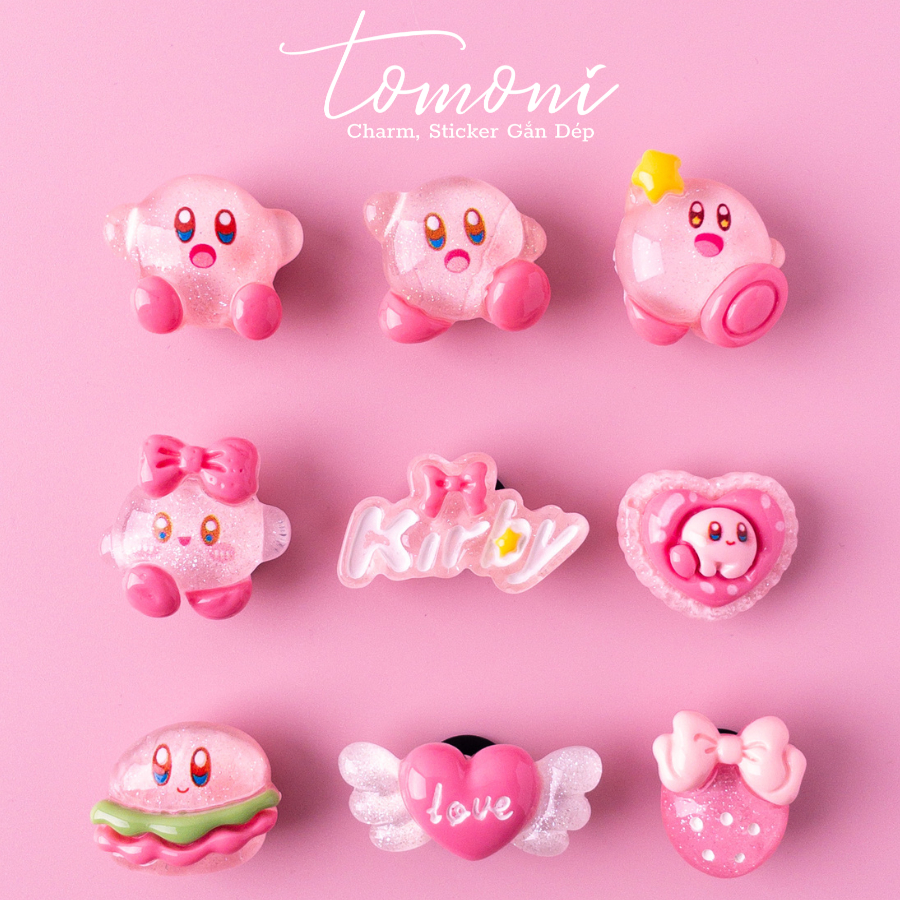 Sticker Cute Dép, Hình Charm DIY Trang Trí Hoạt Hình Xinh Xắn, Đáng Yêu Dạng Thạch Trong Suốt - HQ107