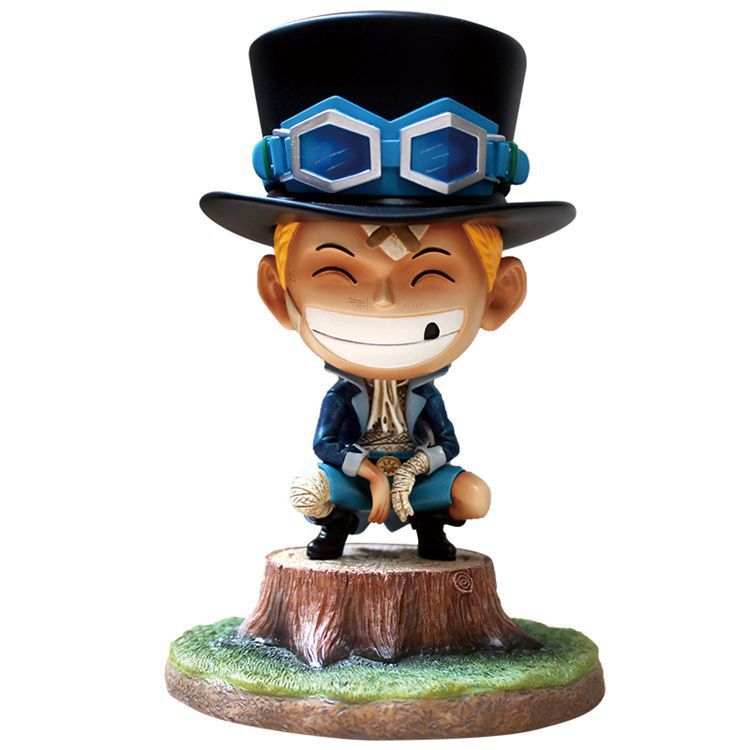 Mô hình One Piece Ace lúc nhỏ - mô hình ace bị thương chibi decor trang trí bàn học phòng ngủ cao 12cm full box