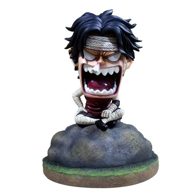 Mô hình One Piece Ace lúc nhỏ - mô hình ace bị thương chibi decor trang trí bàn học phòng ngủ cao 12cm full box