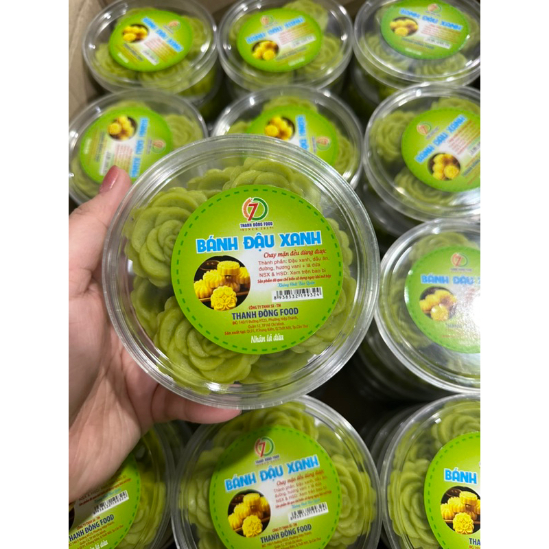 Bánh đậu xanh thơm dẻo nhân khoai môn lá dứa👍👍