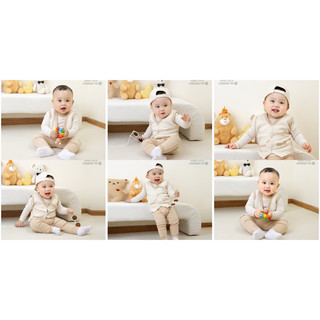 Áo Gile Sợi Tre Chần Bông Hãng Hrnee Chi Bé Trai Bé Gái
