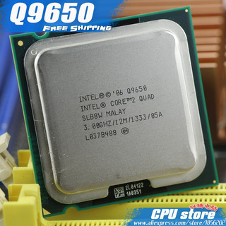 Cpu socket 775 core 2 quad q6600 q8200 q8300 q8400 q9300 q9400 q9500 q9550 q9650 - tặng keo tản nhiệt