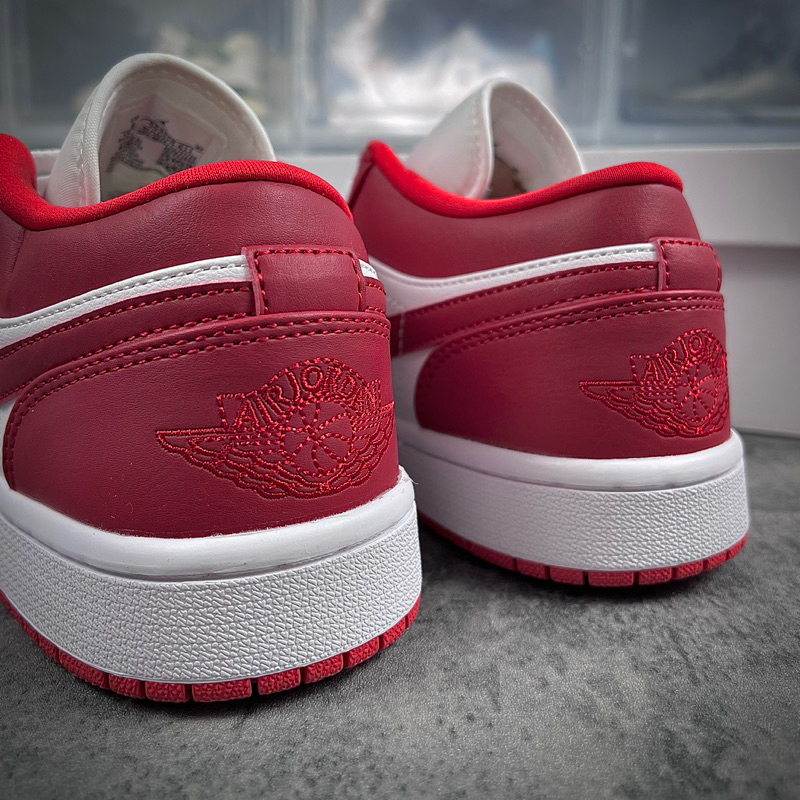 Jordan 1 Low Gym Red/Trắng đỏ