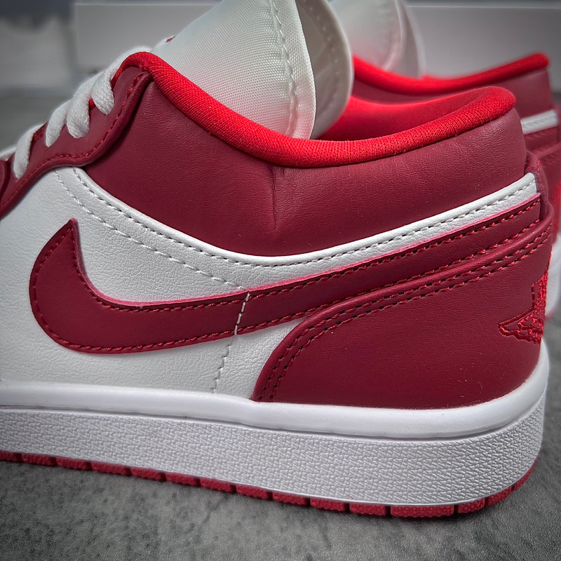 Jordan 1 Low Gym Red/Trắng đỏ