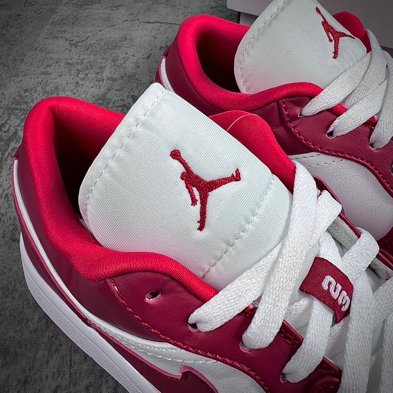 Jordan 1 Low Gym Red/Trắng đỏ