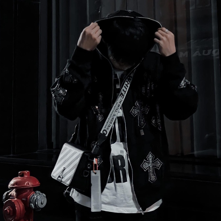 Áo Hoodie bản đính đá chữ thập Hàng dày dặn 1kg