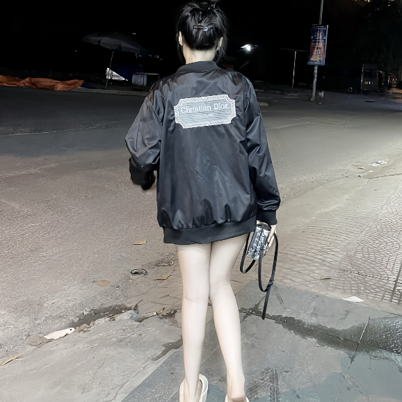 Áo khoác gió D.i.oR hàng 2 lớp độ hoàn thiện cao mẫu NeWW 2023