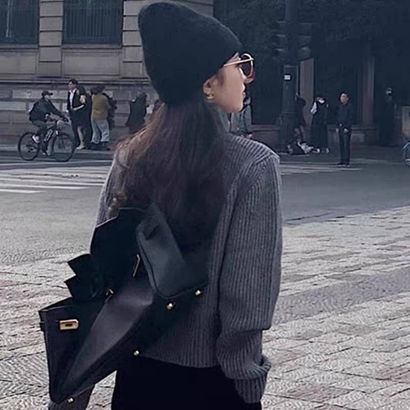 Áo Len Cổ Cao Khoá Kéo Phong Cách Hàn Quốc Cực Chất