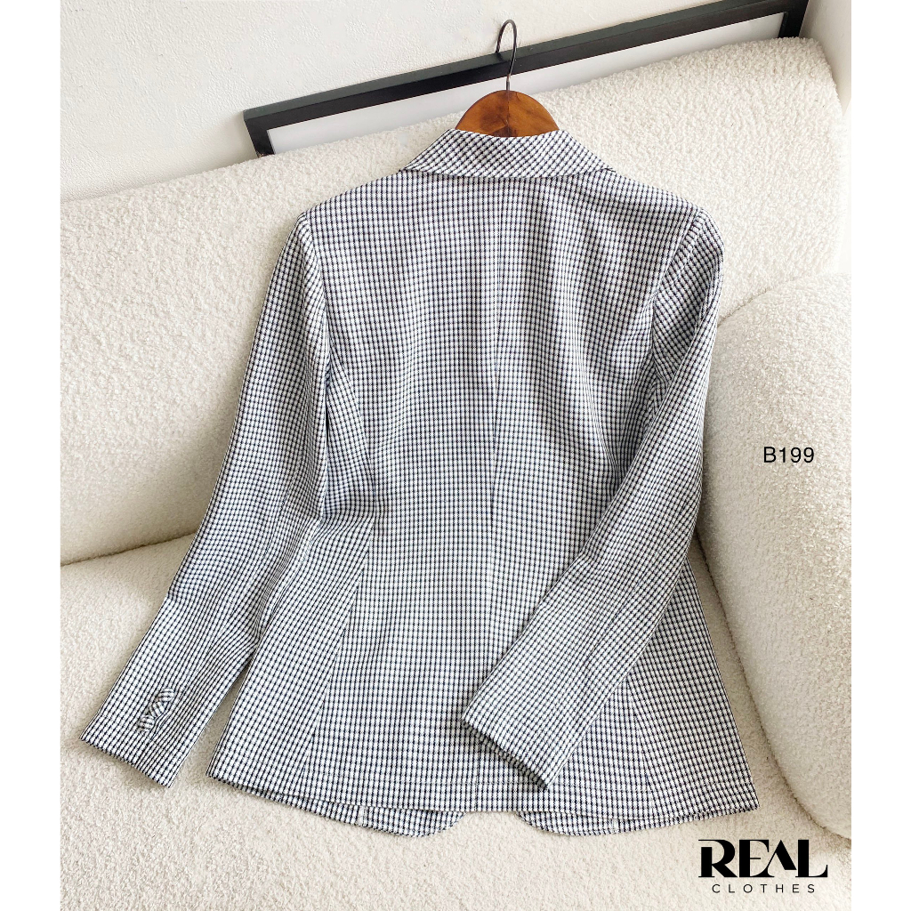 Blazer Caro Trắng_REAL