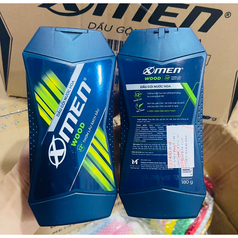 Dầu gội nước hoa Xmen mùi hương nam tính, 2x sạch sâu và lưu hương 12h