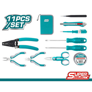 Đồ nghề total bộ 11 công cụ thợ điện tkets0111