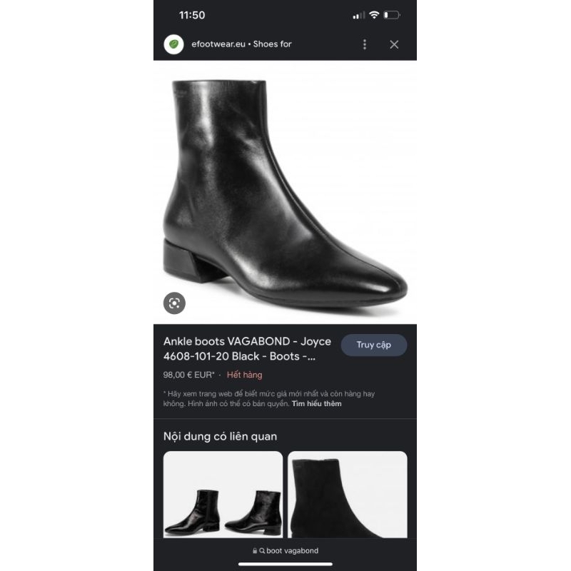 Boot v*agabond phong cách
