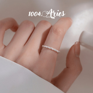 Nhẫn nữ S925 kiểu xoắn basic - 1004.ARIES
