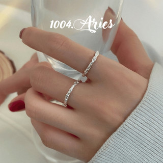 Nhẫn nữ S925 kiểu xoắn basic - 1004.ARIES