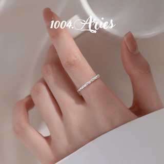 Nhẫn nữ s925 kiểu xoắn basic - 1004.aries
