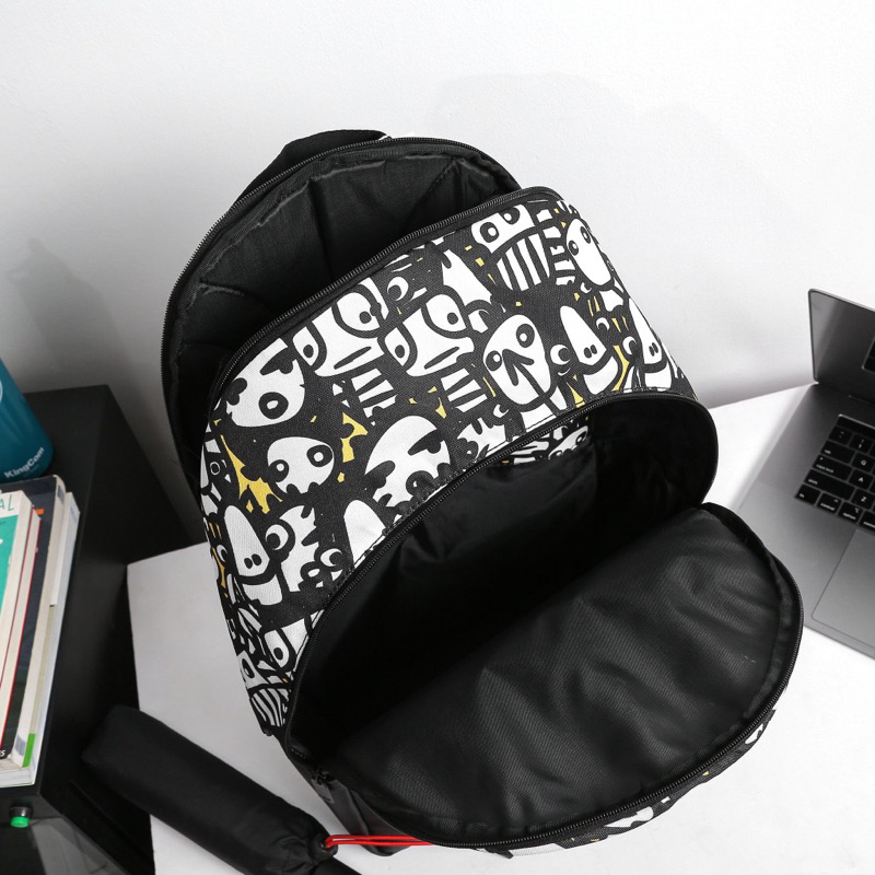 Balo Nam Nữ DAS ORIGINALS CARTOON Basic Backpack Vải Polyester Chống Nước Đựng Được Laptop 15 Inch - Balo 2810 Shop