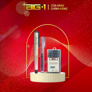 Hộp mực 20 ống mực bút máy siêu sạch BigOne không bị dây bẩn mực dùng cho các loại bút máy, bút mực, viết máy...