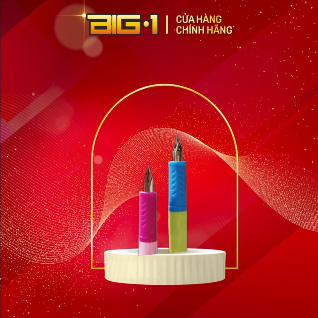 Ngòi bút tiêu chuẩn 0.2mm của bút máy siêu trơn Bigone dành cho bé tập viết từ lớp 1 đến lớp 3
