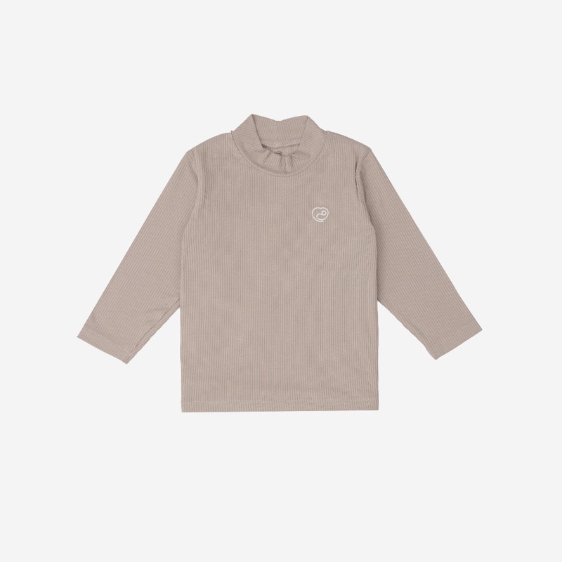 Áo dài tay cao cổ BU Baby cho bé chất liệu sợi gỗ sồi - Molist BMD310902 | Quần áo BU Baby chính hãng