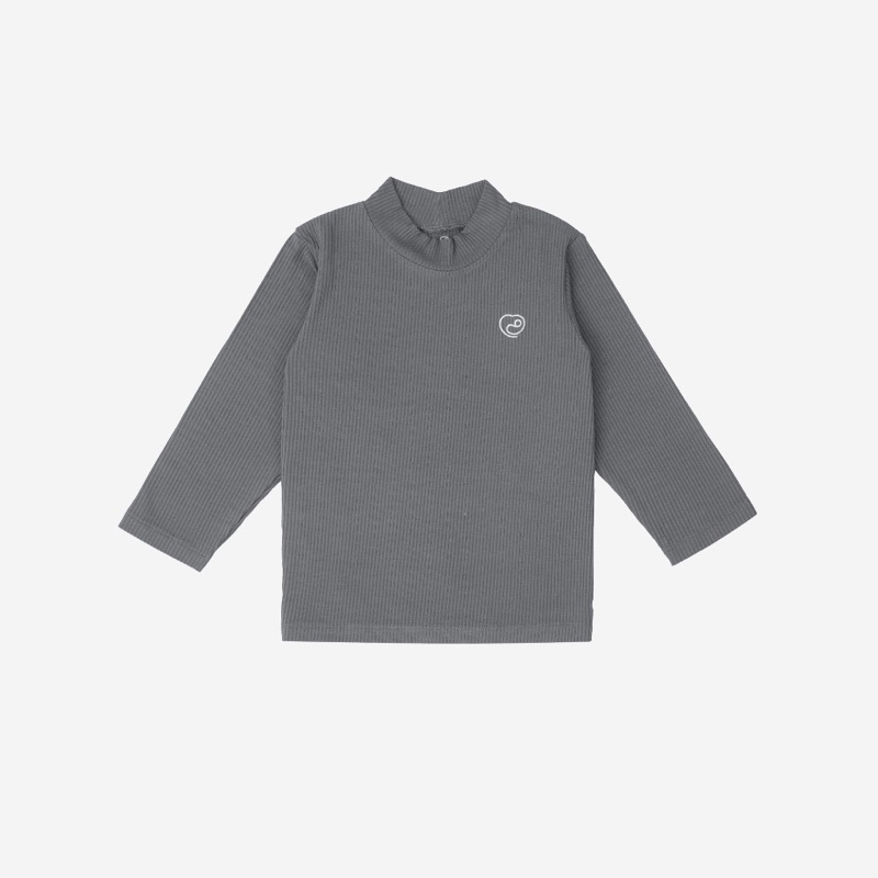 Áo dài tay cao cổ BU Baby cho bé chất liệu sợi gỗ sồi - Molist BMD310902 | Quần áo BU Baby chính hãng