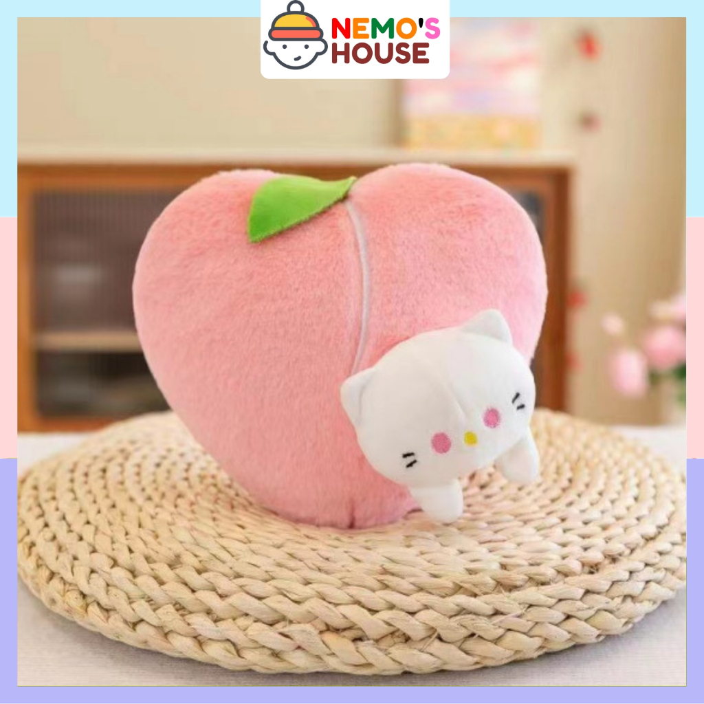 Gấu bông trái cây mini đáng yêu cho bé, thú nhồi bông trái cây mix con vật dễ thương, nhiều size và kiểu dáng xinh xắn