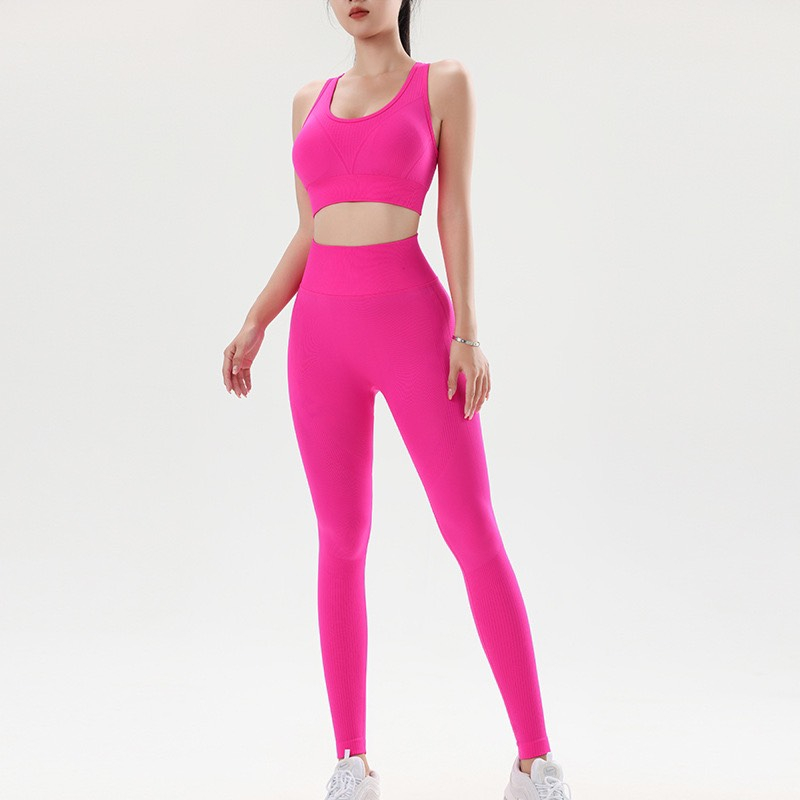 Set Đồ Bộ Tập Gym Yoga Nữ LULY SPORT, Áo Bra NaQi Chất Dệt Thun Tăm  Co Giãn 4 Chiều Kèm Mút