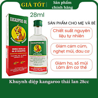 Dầu khuynh diệp thái lan kangaroo eucalyptus oil 28cc
