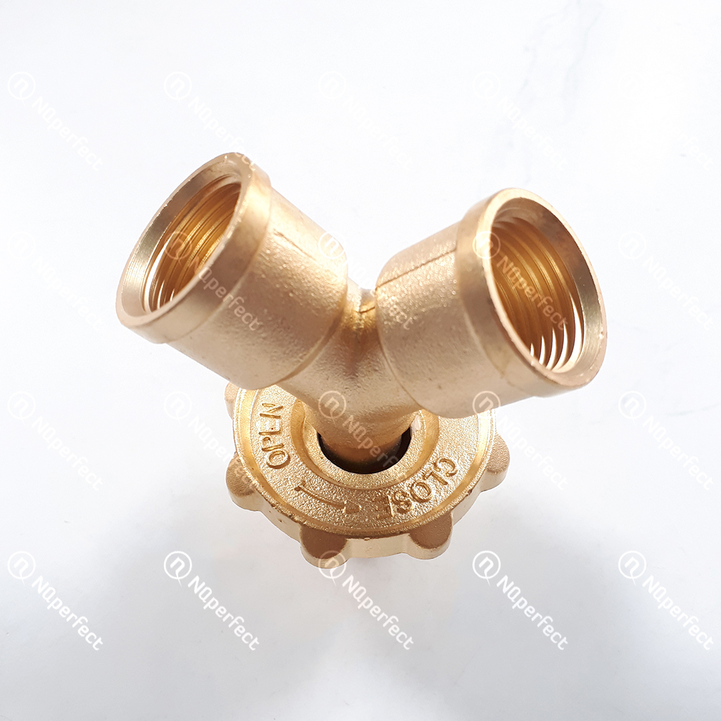 Van chữ Y / Van kết nối 2 bếp ga - 1 Bình gas xài 2 bếp
