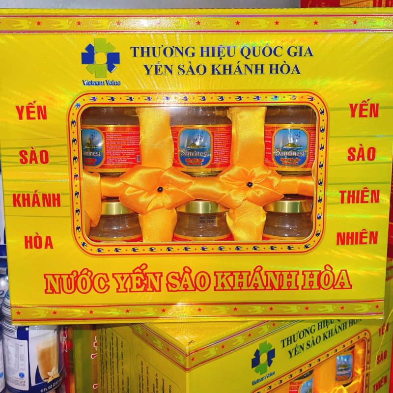 Nước Yến Khánh Hoà Sanvinest (Hộp 6 Lọ X70ml)