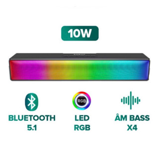 Loa Bluetooth Soundbar ROBOT RB580 Ultra Bass [ 10W ] [ hỗ trợ thẻ nhớ - âm thanh sống động ] - hàng chính hãng