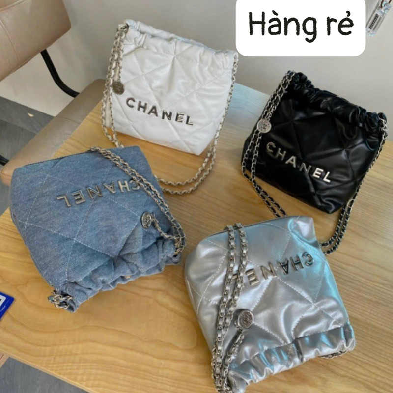 Túi chen nồ shopping phối xích logo size22