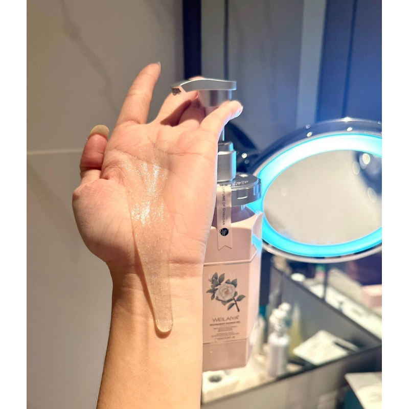 Sữa tắm Weilaiya hoa trà chính hãng  450ml chính hãng